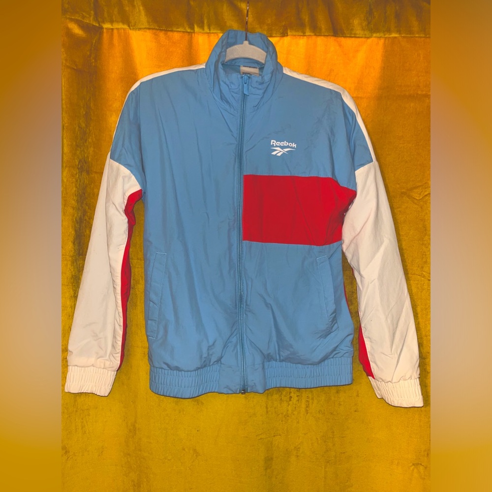 NWOT Reebok x Urban Outfitters Classic Lost & Found Vector Color Block Jacket - Picture 5 of 9